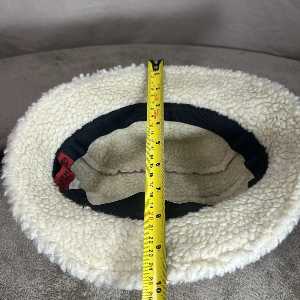San Diego Hat Co Womens Pink Faux Shearling Bucket Hat 57cm Winter Cloche